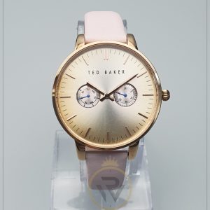 Ted Baker Women’s Quartz Leather Strap Gold Dial 40mm Watch TED0003001