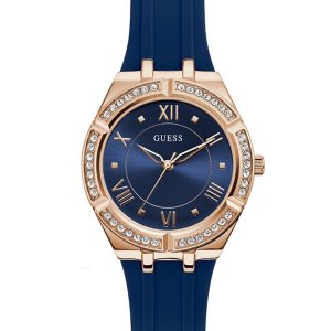 Guess Women’s Quartz Silicone Strap Blue Dial 36mm Watch GW0034L4
