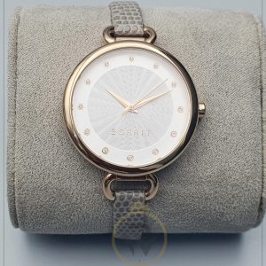 Esprit Women’s Quartz Leather Strap White Dial 36mm Watch ES109682002