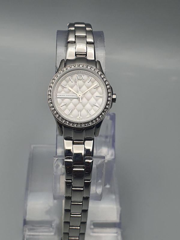 Armani Exchange Women’s Quartz Stainless Steel White Dial 24mm Watch AX5219