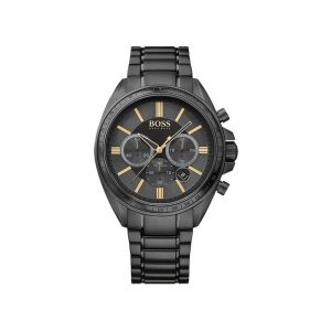 Hugo Boss Men’s Chronograph Quartz Stainless Steel Black Dial 45mm Watch 1513277