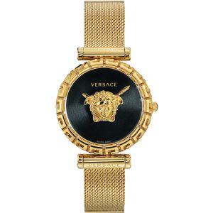 Versace Women’s Quartz Swiss Made Stainless Steel Black Dial 37mm Watch VEDV00519