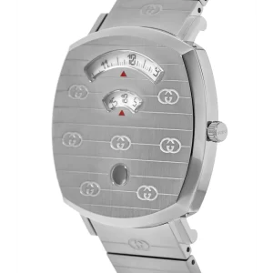 Gucci Women’s Quartz Stainless Steel Swiss Made White Dial 35mm Watch YA157401