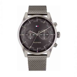 Tommy Hilfiger Men’s Quartz Stainless Steel Grey Dial 44mm Watch 1710421