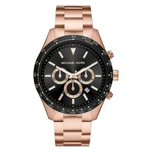 Michael Kors Men’s Quartz Stainless Steel Black Dial 45mm Watch MK8824