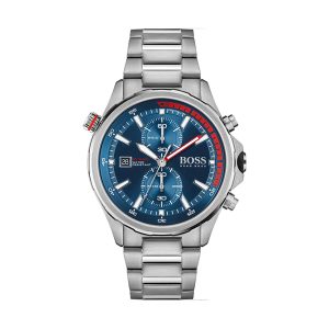 Hugo Boss Men’s Quartz Stainless Steel Blue Dial 46mm Watch 1513823