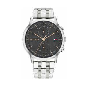 Tommy Hilfiger Men’s Quartz Stainless Steel Grey Dial 44mm Watch 1710431