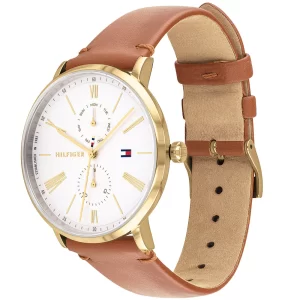 Tommy Hilfiger Women’s Quartz Leather Starp White Dial 38mm Watch 1782073