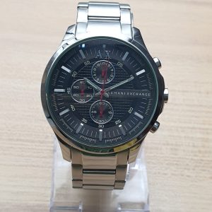 Armani Exchange Men’s Quartz Stainless Steel Black Dial 46mm Watch AX2163