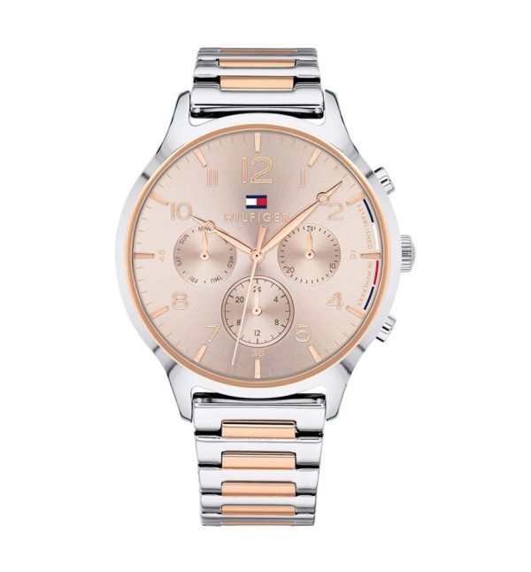 Tommy Hilfiger Women’s Quartz Stainless Steel Rose Gold Dial 38mm Watch 1781876