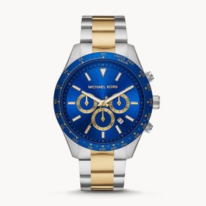 Michael Kors Men’s Stainless Steel Blue Dial 45mm Watch MK8825