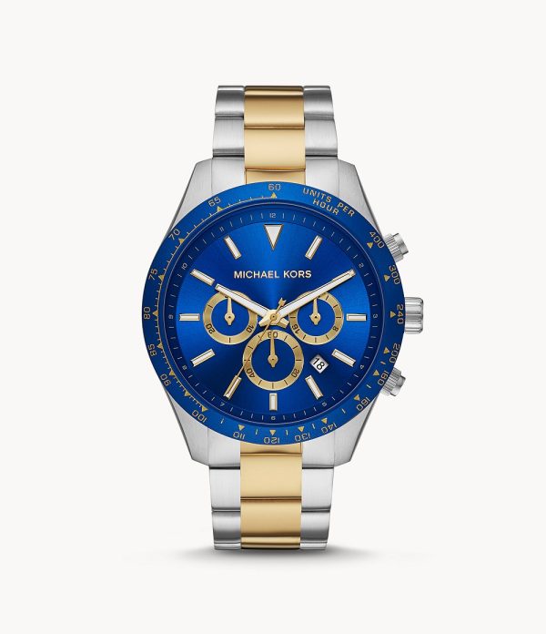 Michael Kors Men’s Stainless Steel Blue Dial 45mm Watch MK8825