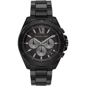 Michael Kors Men’s Quartz Stainless Steel Black Dial 45mm Watch MK8858