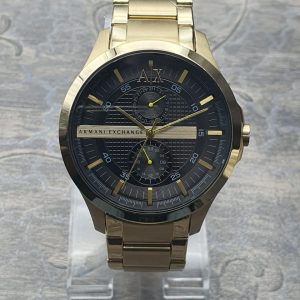Armani Exchange Men’s Quartz Stainless Steel Black Dial 46mm Watch AX2122
