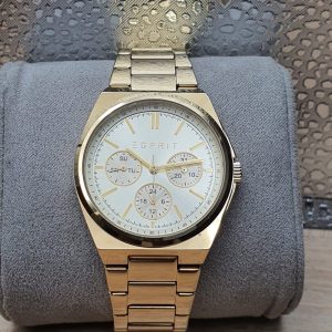 Esprit Women’s Quartz Stainless Steel Gold Dial 36mm Watch ES10896200