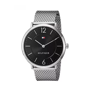 Tommy Hilfiger Men’s Quartz Stainless Steel Black Dial 40mm Watch 1710355