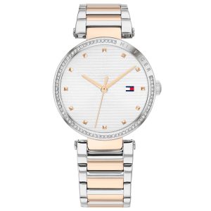 Tommy Hilfiger Women’s Quartz Stainless Steel White Dial 32mm Watch 1782236