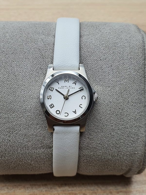 Marc by Marc Jacobs Women’s Quartz Leather Strap White Dial 20mm Watch MBM1234