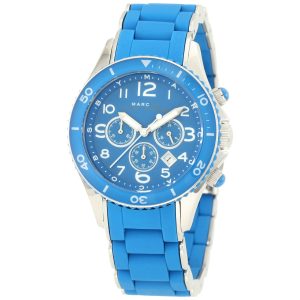 Marc by Marc Jacobs Women’s Quartz Silicone & Stainless Steel Chain Blue Dial 40mm Watch MBM2575