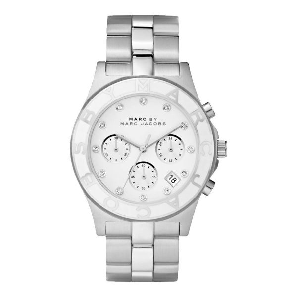 Marc by Marc Jacobs Women’s Quartz Stainless Steel White Dial 40mm Watch MBM3080