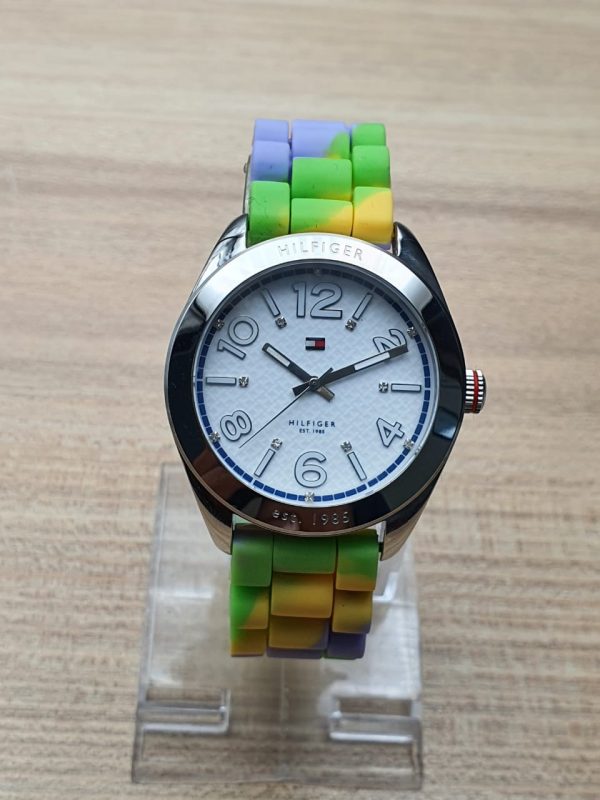 Tommy Hilfiger Women’s Quartz Silicone Strap White Dial 40mm Watch TH1923141311