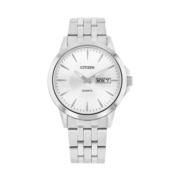 Citizen Men’s Quartz Stainless Steel Silver Dial 42mm Watch DZ5000-58A