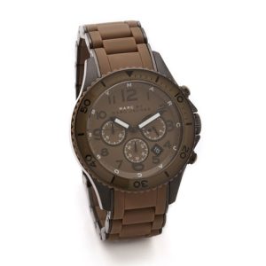 Marc by Marc Jacobs Men’s Quartz Stainless Steel Brown Dial 46mm Watch MBM2582