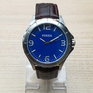 Fossil Men’s Quartz Stainless Steel Blue Dial 45mm Watch BQ1633
