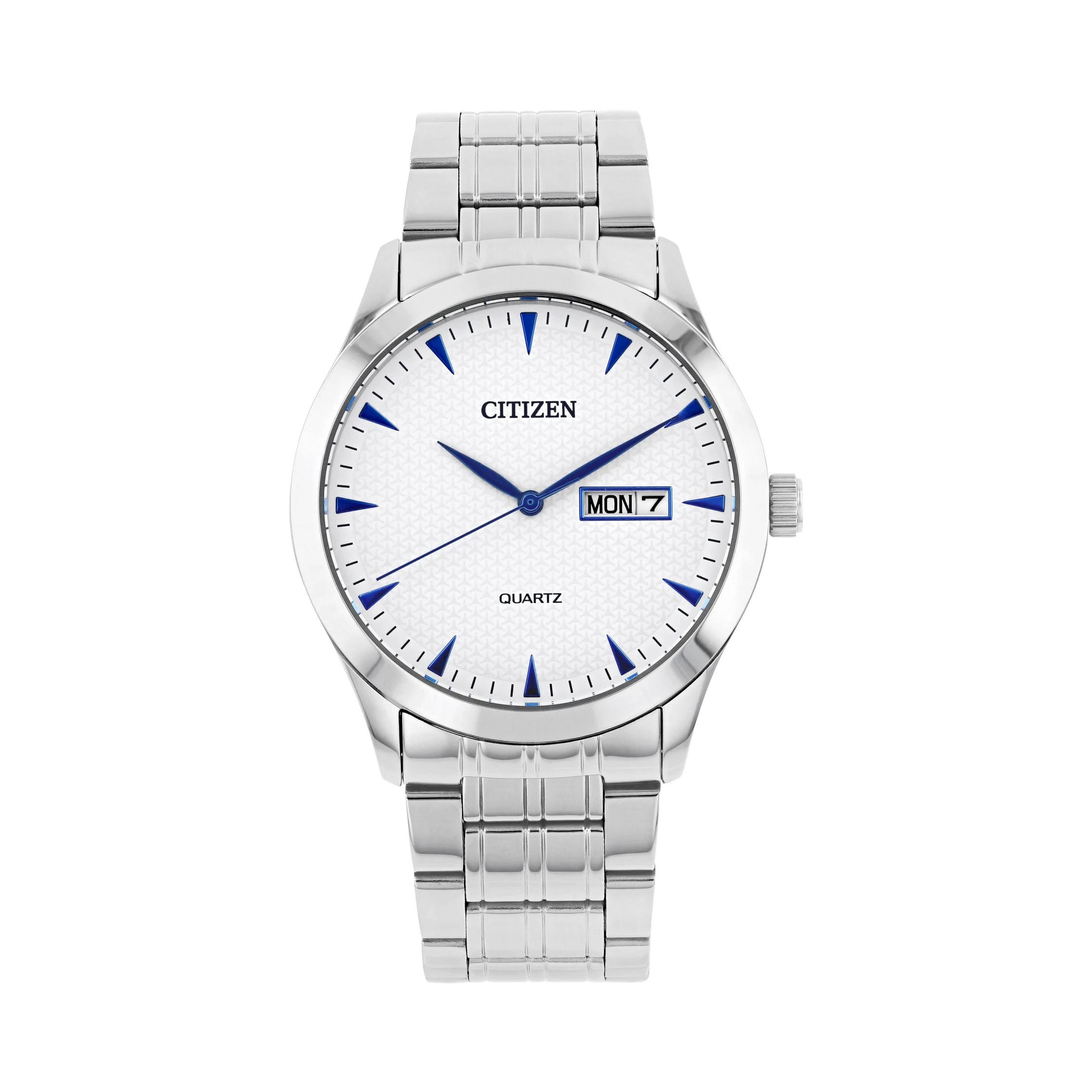 Citizen Men s Quartz Stainless Steel White Dial 40mm Watch DZ5010