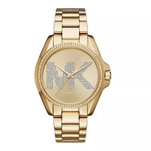 Michael Kors Women’s Quartz Stainless Steel Gold Dial 43mm Watch MK6555