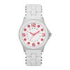 Marc by Marc Jacobs Women’s Quartz Silicone & Stainless Steel Chain White Dial 36mm Watch MBM2588