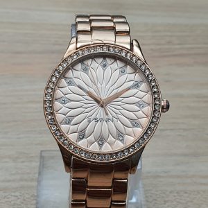 Esprit Women’s Quartz Stainless Steel Rose Gold Dial 38mm Watch ES16L142