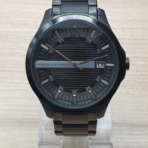 Armani Exchange Men’s Quartz Stainless Steel Black Dial 46mm Watch AX2104