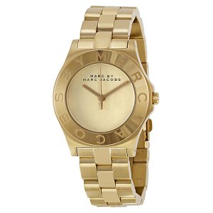 Marc by Marc Jacobs Women’s Quartz Stainless Steel Gold Dial 36mm Watch MBM3126