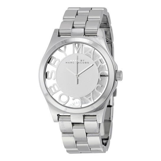 silver womens watch marc jacobs