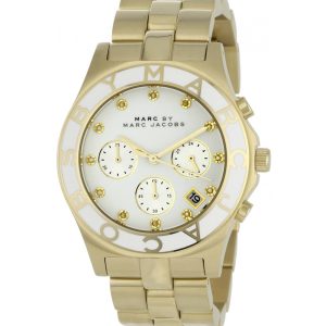 Marc by Marc Jacobs Women’s Quartz Stainless Steel White Dial 40mm Watch MBM3081