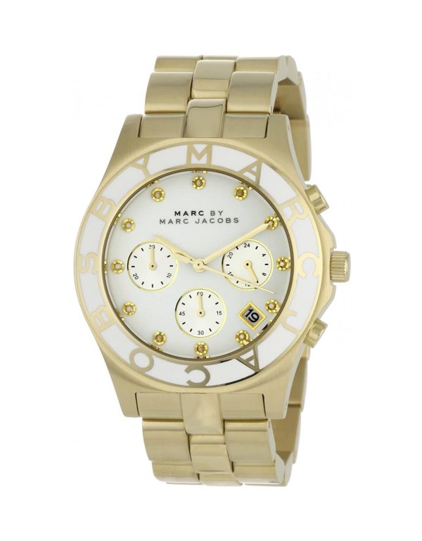 Marc by Marc Jacobs Women’s Quartz Stainless Steel White Dial 40mm Watch MBM3081