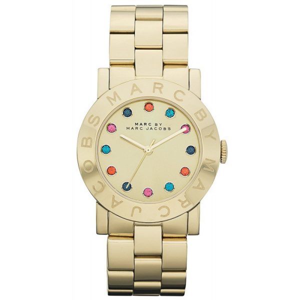 Marc by Marc Jacobs Women’s Quartz Stainless Steel Gold Dial 36mm Watch MBM3141