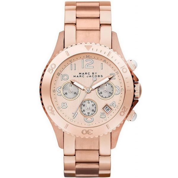 Marc by Marc Jacobs Women’s Quartz Stainless Steel Rose Gold Dial 40mm Watch MBM3156