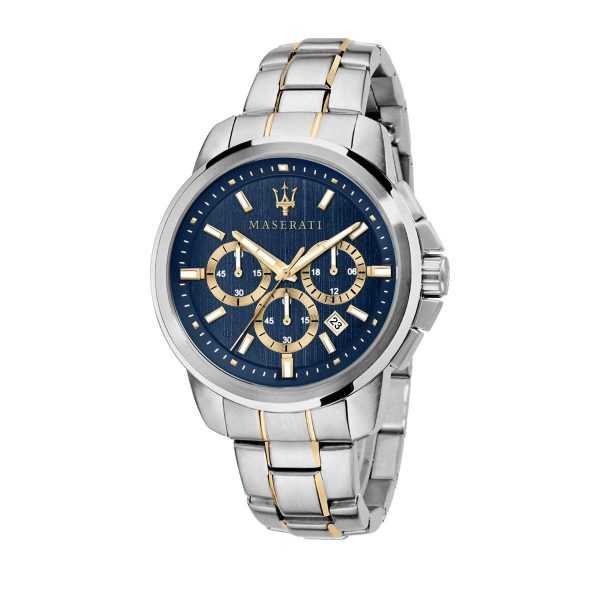 Maserati Men’s Chronograph Quartz Stainless Steel Blue Dial 44mm Watch R8873621016