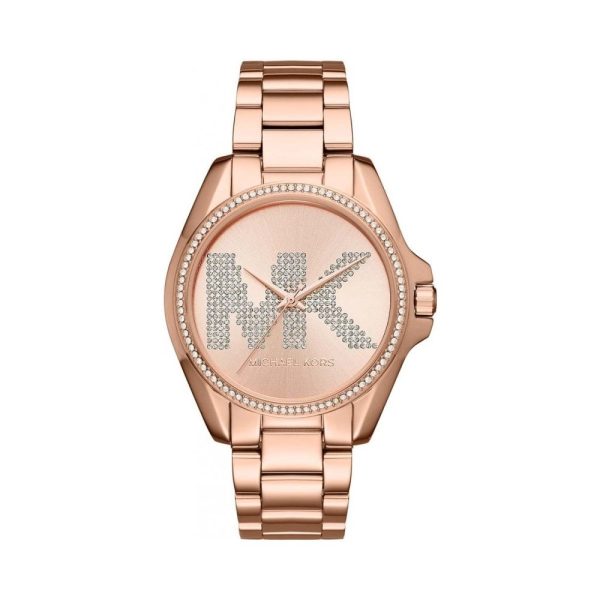 Michael Kors Women’s Quartz Stainless Steel Rose Gold Dial 43mm Watch MK6556