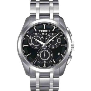 TISSOT Men’s Quartz Swiss Made Stainless Steel Black Dial 41mm Watch T035.617.11.051.00
