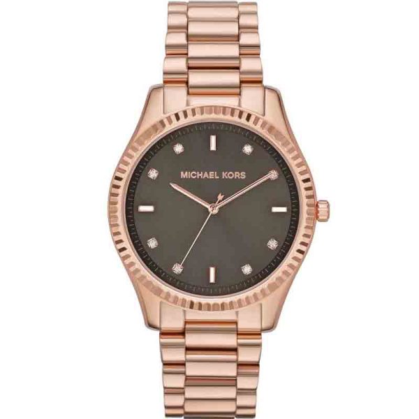 Michael Kors Women’s Quartz Rose Gold Stainless Steel Brown Dial 42mm Watch MK3227
