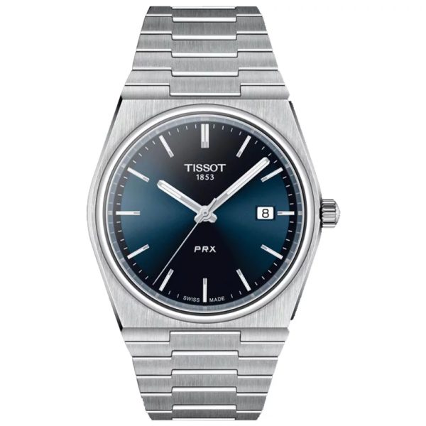 TISSOT PRX Men’s Quartz Swiss Made Stainless Steel Blue Dial 40mm Watch T137.410.11.041.00