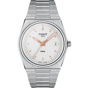 TISSOT PRX Men’s Quartz Swiss Made Stainless Steel Silver Dial 40mm Watch T137.410.11.031.00