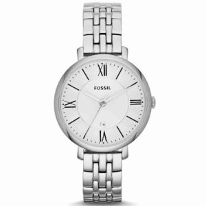 Fossil Women’s Quartz Silver Stainless Steel Silver Dial 36mm Watch ES3433