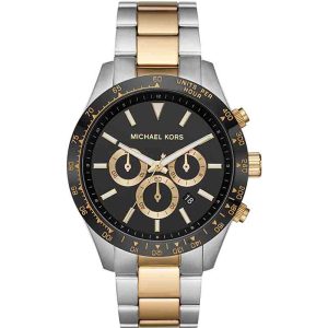 Michael Kors Men’s Quartz Two-tone Stainless Steel Black Dial 45mm Watch MK8784