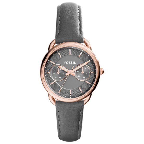 Fossil Women’s Quartz Grey Leather Strap Grey Dial 35mm Watch ES3913