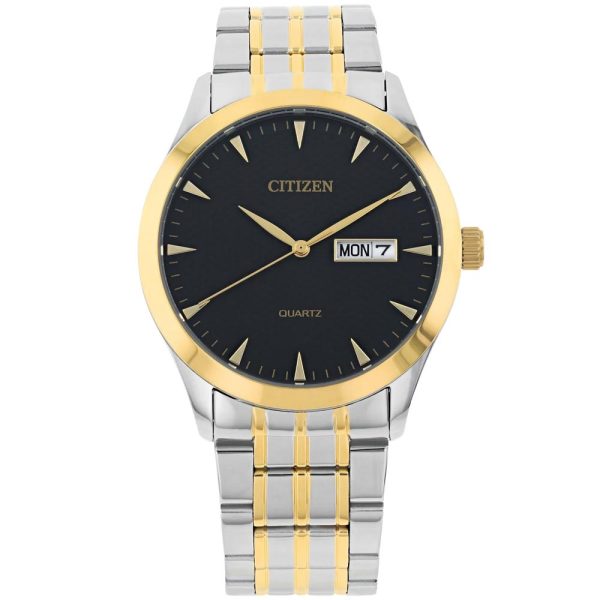 Citizen Men’s Quartz Two-tone Stainless Steel Black Dial 42mm Watch DZ5014-53E