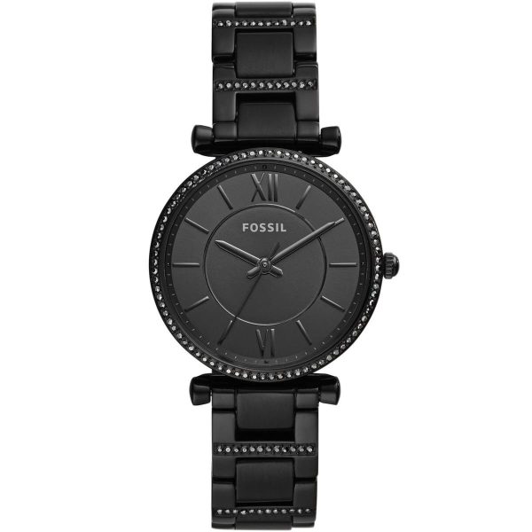 Fossil Women’s Quartz Black Stainless Steel Black Dial 35mm Watch ES4488
